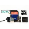 DIGITUS USB2.0 Mini Cardreader Stick+ 16GB Micro SD Speicherkarte mit SD Adapter