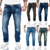 Herren Jeans Hose Lorenzo Loren Regular Fit Stonewashed Jeans W29-W44 M17 NEU