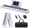 Donner DP-06 Faltbares Klavier 61 Tasten Tragbares mit Klaviertasche Bluetooth