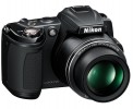 Nikon Coolpix L120 Digitalkamera schwarz 14 Megapixel 7,5cm (3 Zoll) Display