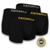 CAT® CATERPILLAR Herren Boxer Shorts Schwarz Retro Short Unterhosen M L XL XXL
