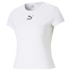 PUMA Classics Fitted Damen T-Shirt Frauen T-Shirt Sport Classics Neu