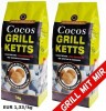 6kg Cocos Grill Briketts Premium Holzkohle Grillkohle aus Kokosnuss - �kologisch