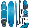 SUP Board Set Stand Up Paddle Board mit Sitz Surfboard Paddel  300 cm C