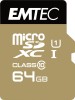 64 GB Speicherkarte MicroSD EMTEC ELITE GOLD SDXC Class 10 inkl. SD Adapter