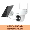 ANRAN Kabellose WLAN Überwachungskamera Aussen 360° PTZ Solar/Akku Kamera IP66