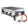 Edelstahl Gasbr�ter Gasgrill Gastrobr�ter Tischgrill 3 Flammen mit Grillrost