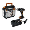 Worx Akku Bohrschrauber Starterset 50Nm 20V Akkuschrauber mit Akku/Ladegert