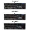 Nedis Mechanische Gaming-Tastatur DE-US-ND Layout mit LED-Beleuchtung Schwarz
