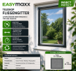 EASYmaxx Insektengitter Fliegengitter Fenster Gitter Netz Teleskop Rahmen