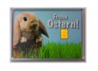 Frohe Ostern Hase Gold Goldbarren Osterhase Geschenk Auswahl 1g bis 4 g .9999