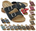 + Pantoletten Sandalen Hausschuhe Schlappen Clogs Kork Fu�bett Gr.36-49