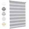 Doppelrollo Klemmfix ohne Bohren Blickdicht Rollos Klemmrollo Fensterrollo