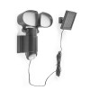 Mller-Licht LED Solar Auenstrahler schwenkbar Schwarz 6W 400lm 6500K Sensor