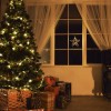 LED Weihnachten Fensterdeko Glhwrmchen Stern warmwei fr 3 x AA Batterie