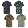 riverso Kurzarmhemd Herren RIVMick Regular Fit Hemd Sommerhemd Hawaiihemd Shirt