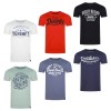 DENIMFY Tshirt Herren Baumwolle Regular Fit DFNuri 4er Pack Set Rundhals Kurzarm