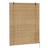WOLTU Bambusrollo Sonnenschutz Sichtschutz Bambus Jalousie Raffrollo Bel�ftung