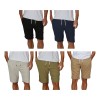 riverso Leinen Shorts Herren Sommer Regular Fit RIVOliver Kurze Hosen Bermuda