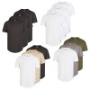 Jack & Jones T-Shirt Herren lang 100% Bio-Baumwolle Regular Fit JJENOA 3er Pack