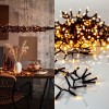 LED Lichterkette Golden IP44 innen & auen extra warmwei 2000K 800 LEDs 16m