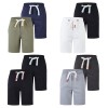 riverso Kurze Hosen Herren RIVBrian 2er Pack Regular Fit Sweat Shorts Bermuda