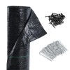 Unkrautvlies Gartenvlies Bodengewebe 100g/m Unkrautfolie Mulchvlies 1 x 50 m