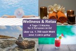 Multi Hotel Gutschein Wellness & Relax ca 1.700 Hotels bis 5* n. Wahl (UVP €349)