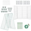 Gemse Rankhilfe Rankgitter Spalier Gitterspalier Kletterhilfe Metall 2er Set