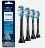 Philips Sonicare Original C3 Premium 4er-Pack Schwarz Wei� Zahn B�rstenk�pfe