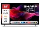 Sharp Fernseher Smart TV Fernsehger�t 55HM5245E 55 Zoll QLED 4K UHD *B-Ware