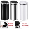 Automatik Sensor M�lleimer Abfalleimer Papierkorb Edelstahl 30 40 50 60L