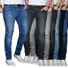 A. Salvarini Designer Herren Jeans Hose Basic Stretch Jeanshose Regular Slim NEU