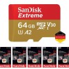 SanDisk Extreme microSD Speicherkarte A2 V30 4K U3 32GB 64GB 128GB 256GB 512GB