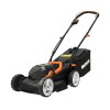 WORX WG779E.1  Akku Rasenm�her 40V Max (2x20V) Li-Ionen, 34cm kabellos 4Ah Akkus