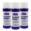 3x Silikon Spray 400ml Gleitmittel Trennmittel Schmiermittel Silikonspray Pflege