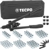 TECPO NIETMUTTERZANGEN SET NIETZANGE + 240 NIETMUTTERN NIETEN M3 M4 M5 M6 M8 M10