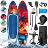 BRAST SUP Board TROPIC | Aufblasbares Stand up Paddle | 320x81x15cm