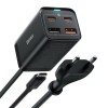 Baseus USB C Ladeger 65W PD GaN Schnell Ladestation 4in1 Desktop Netzteil Kabel