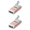 2x Ledlenser K4R Schlsselbundleuchte 120lm wiederaufladbar Taschenlampe Gold