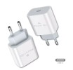 Schnellladegert 20W USB-C Netzteil Adapter Stecker fr Samsung Apple Handy