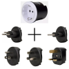 Kopp Alle Reiseadapter fr ber 150 Lnder reisen Lnderstecker USA,UK,CH,AUS,CN