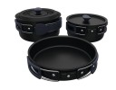 ERNESTO� Camping Kochgeschirr 7-teiliges Koch-Set Outdoor T�pfe Bratpfanne