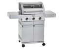 R�sle Grillen Gasgrill BBQ-Station Grillwagen Gourmet G3 Edelstahl 3 Brenner