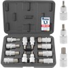 TECPO STECKSCHL�SSEL SATZ 5-22mm SECHSKANT N�SSE 1/2 passend f�r INBUS SCHRAUBEN