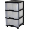 Curver Regal 3 Schubladen Aufbewahrungsschrank Regalbox B�roorganizer