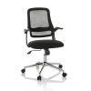 Brostuhl Drehstuhl Netz Home Office Stuhl mit klappbaren Armlehnen hjh OFFICE