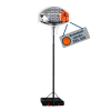 Hudora Mobiler 260-305cm H�heverstellbarer  Basketballanlage Basketballst�nder