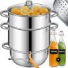 KESSER Dampfentsafter Induktion Edelstahl Entsafter Fruchtentsafter Saftpresse