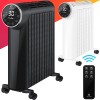 KESSER lradiator Elektroheizung Heizung Fernbedienung WiFi l Radiator 2500W